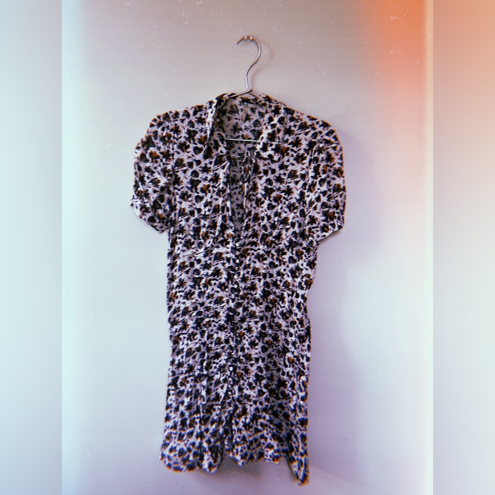 Free People Flirty Short Ditsy Floral Dress